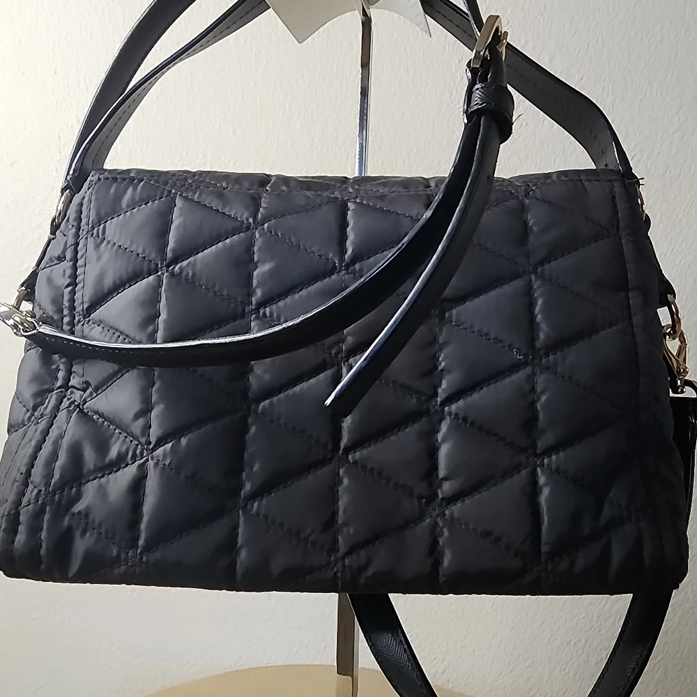 EUC Kate Spade Black Quilted  Two-way Crossbody